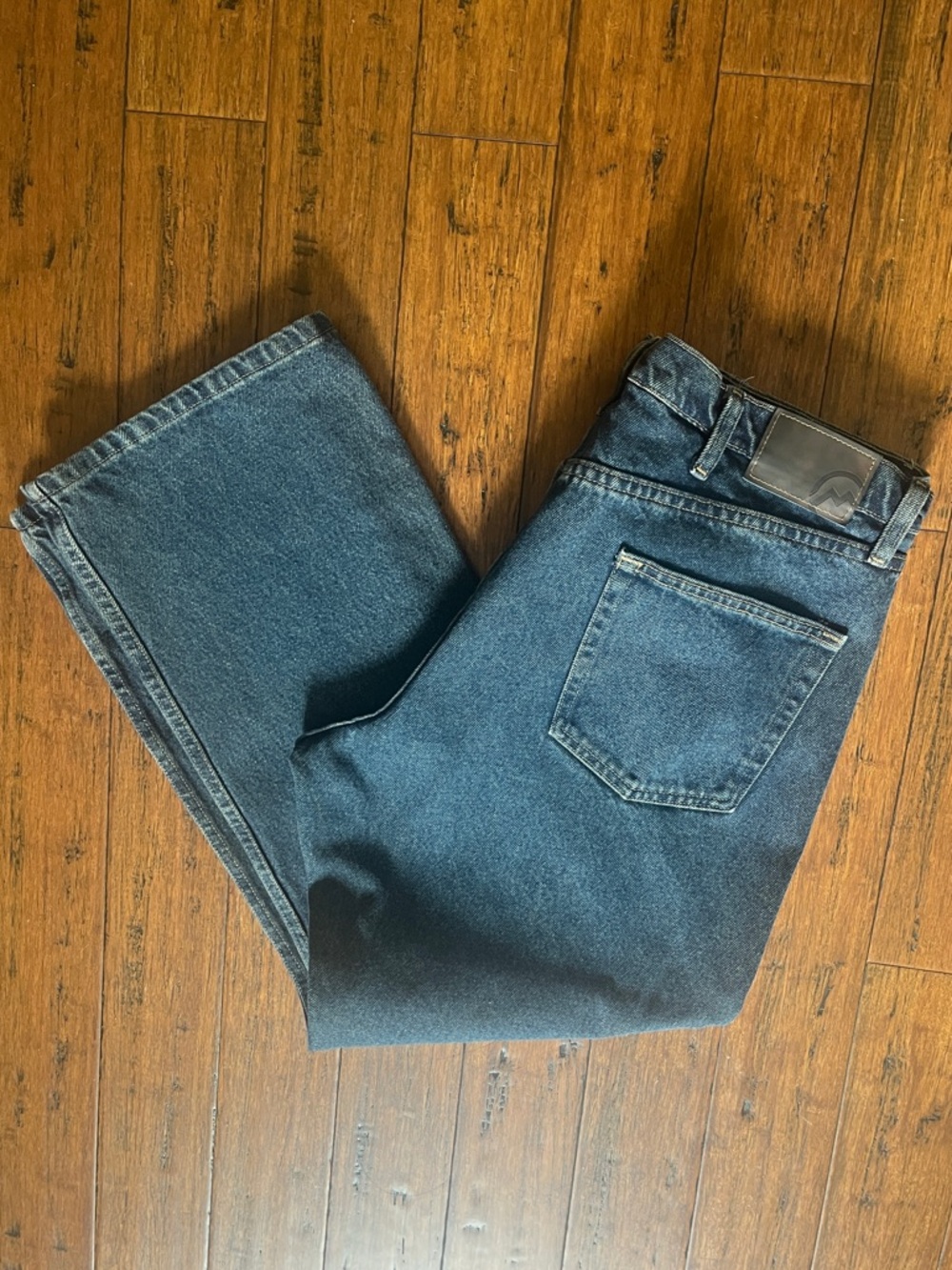 Magellan Outdoors Men's Straight-Leg Indigo Jeans 100% Cotton- Size 40x30
